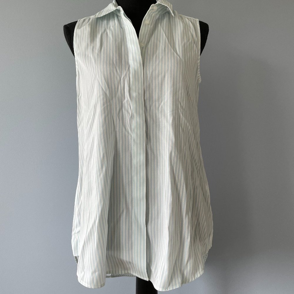 Banana Republic Sleeveless Striped Shirt